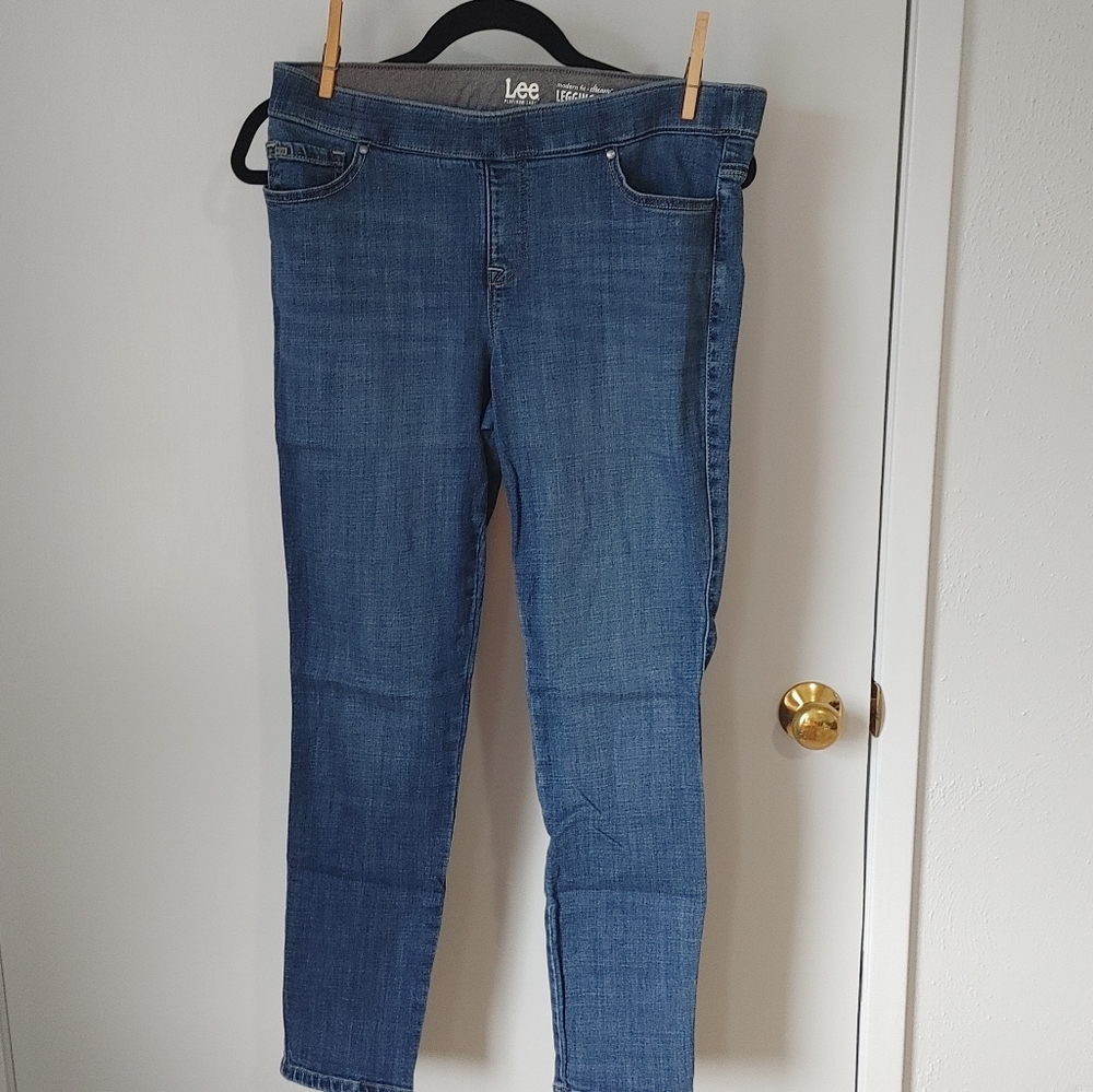 Womens denim leggings
